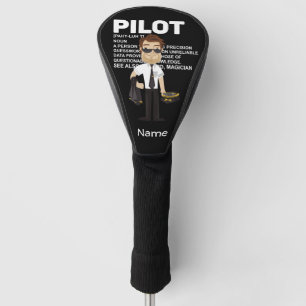 Pilot Aviation Industry Golfer at golf ball Golf Golf Head Cover
