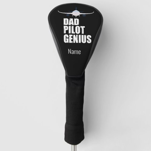 Pilot Aviation Industry Golfer for Dad  Golf Head Cover