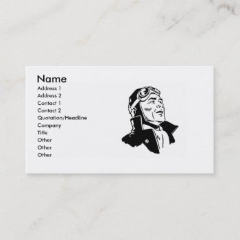 Pilot Business Card by businesscardtemplate at Zazzle