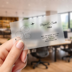 Pilot Business Card Clear Business Cards