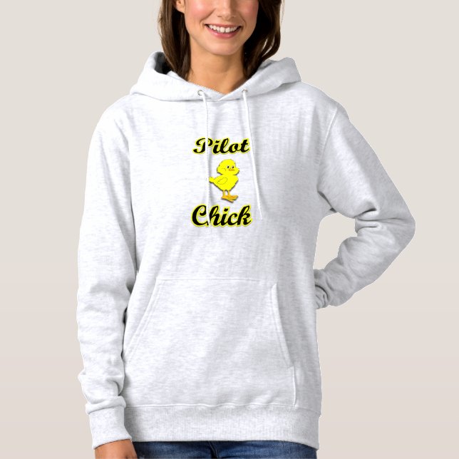 Pilot Chick Hoodie (Front)