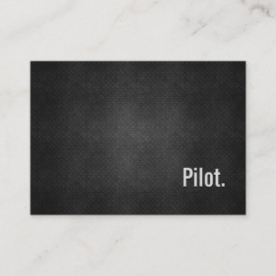 Pilot Cool Black Metal Simplicity Business Card