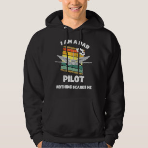Pilot Dad Pilot Father Airplane For Father And Da Hoodie