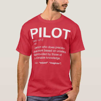 Pilot Definition T ShirtTShirt T-Shirt
