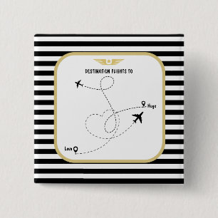 Pilot destination aviation button