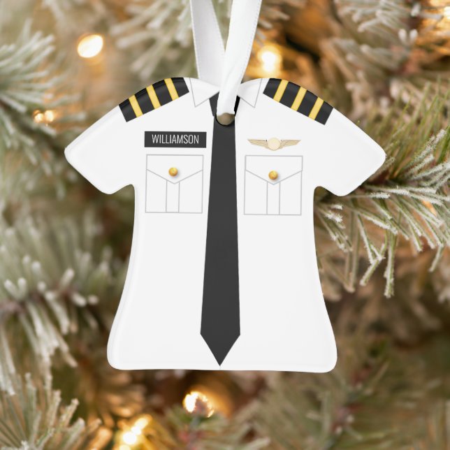 Pilot First Officer Profession Ornament (Tree)