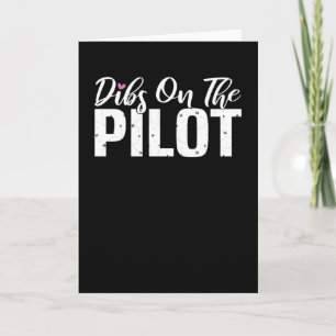 Pilot Flying Captain Airline Aviator Aviation Card