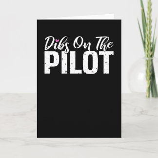 Pilot Flying Captain Airline Aviator Aviation Card