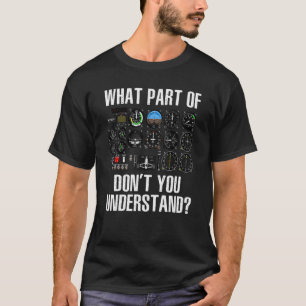 Pilot For Men Women Airplane Airline Pilot T-Shirt