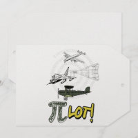 Pilot Funny PI Day Nerdy Word Play