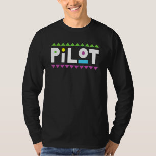 Pilot Future Airplane Aviator Captain Cool Aviaton T-Shirt