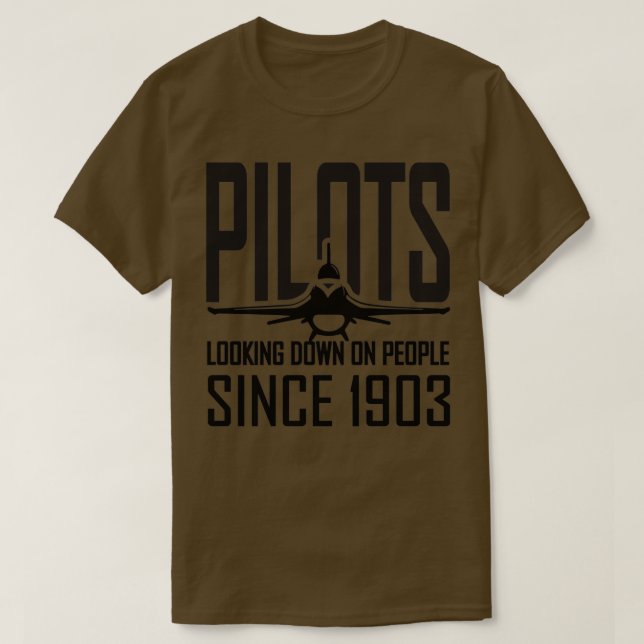 Pilot Gift Idea Pilots  T-Shirt (Design Front)