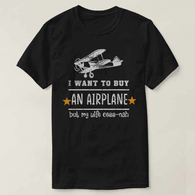 Pilot Gifts For Pilots Pilot Gifts Airplane Shirt  (Design Front)