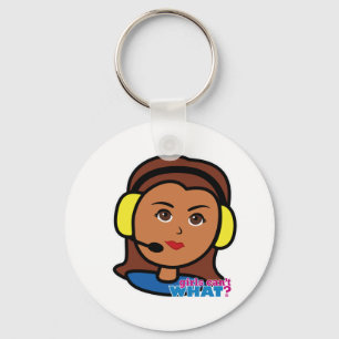Pilot Girl Keychain
