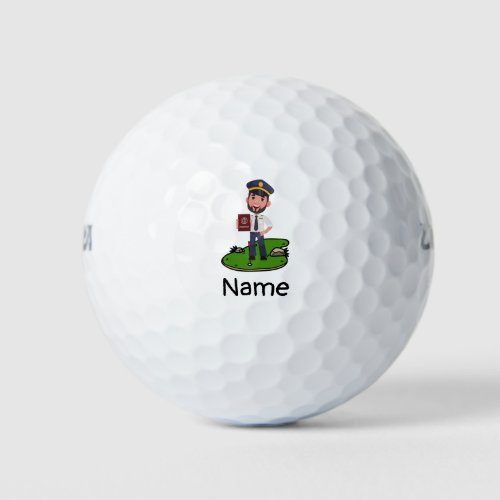 Pilot golfer golf balls