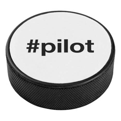 PILOT Hashtag Hockey Puck