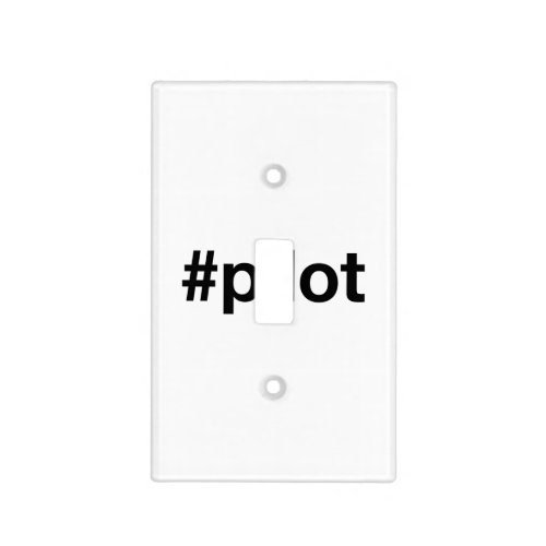 PILOT Hashtag Light Switch Cover