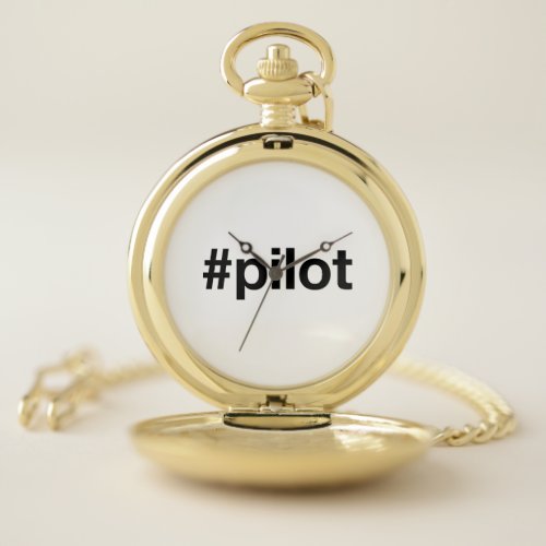 PILOT Hashtag Pocket Watch