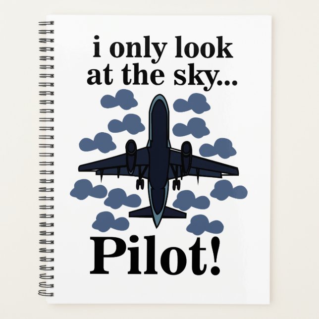 Pilot I Only Look At The Sky Pilot Planner (Front)
