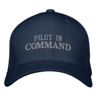 Flexfit Hats for Men & Women Command Pilot Embroidery Dad Hat Baseball Cap