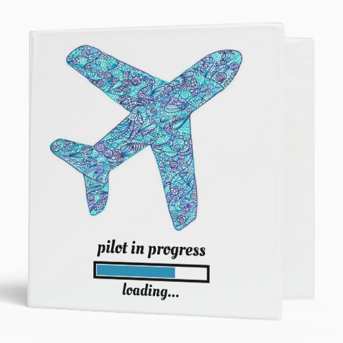 Pilot In Progress Aviation Binder