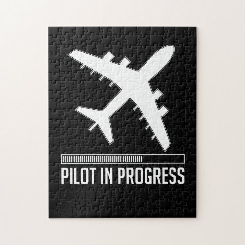 Pilot In Progress Jigsaw Puzzle