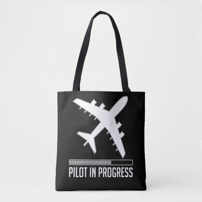 Pilot In Progress Tote Bag (Front)