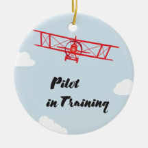 Pilot in Training Ornament