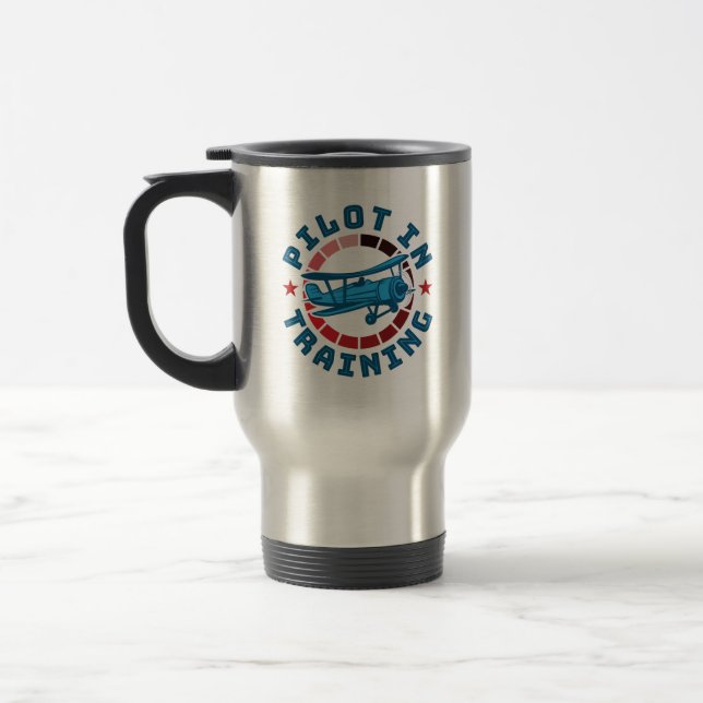 Pilot in Training Travel Mug (Left)