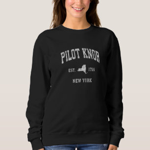 Pilot Knob New York Ny Vintage Athletic Sports Sweatshirt
