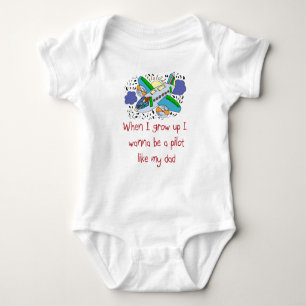 Pilot like my Dad baby t-shirt Baby Bodysuit