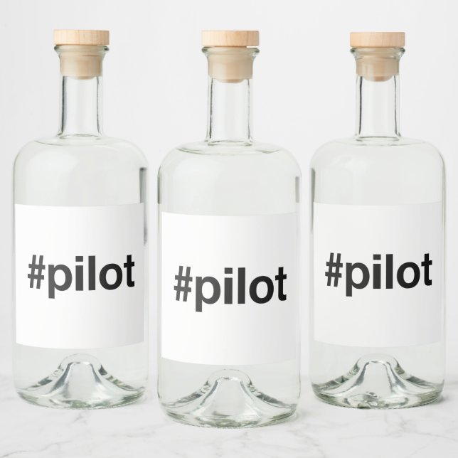 Pilot Liquor Bottle Label (Bottles)