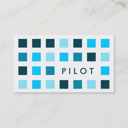 PILOT (mod squares) Business Card Template