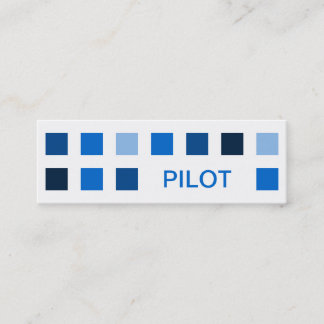 PILOT (mod squares) Mini Business Card