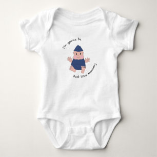 Pilot mommy baby bodysuit