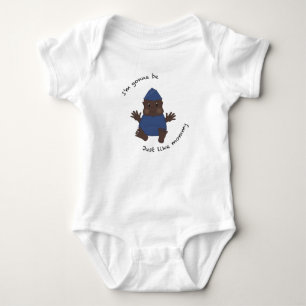 Pilot mommy baby bodysuit
