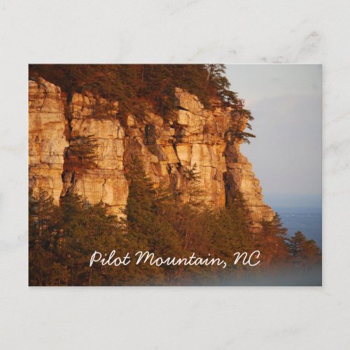 Pilot Mountain NC Postcard