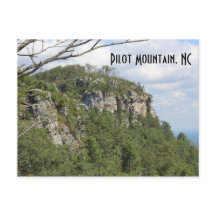 Pilot Mountain NC Postcard Vacation Keepsake