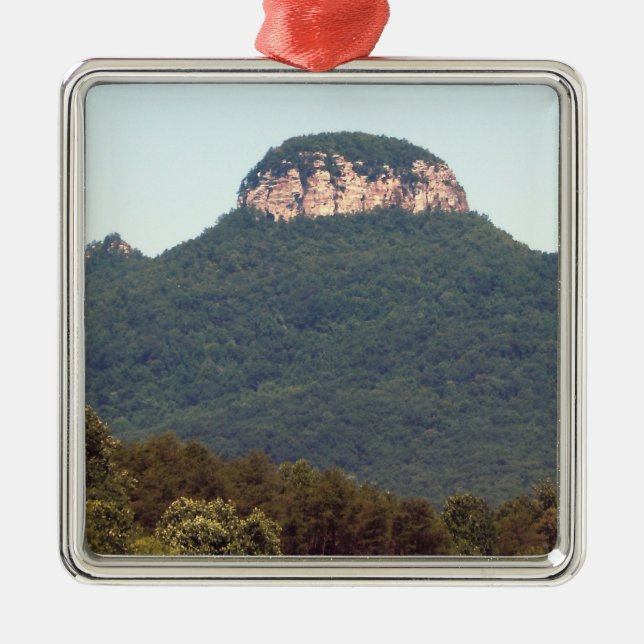 Pilot Mountain - North Carolina Metal Ornament (Front)