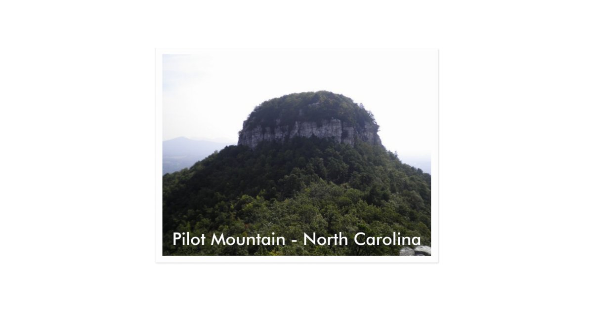 Pilot Mountain North Carolina Postcard