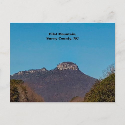 Pilot Mountain Postcard