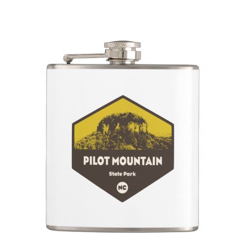 Pilot Mountain State Park North Carolina Flask
