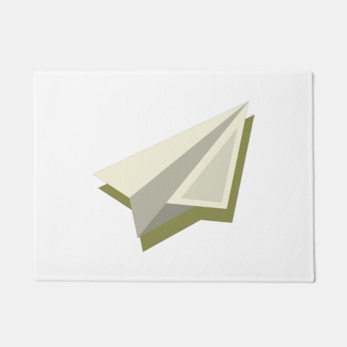 Pilot Paper Plane Design  Doormat