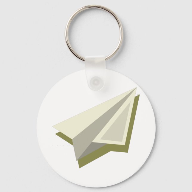 Pilot Paper Plane Design  Keychain (Front)
