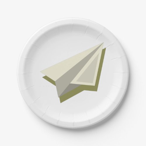 Pilot Paper Plane Design Paper Plates