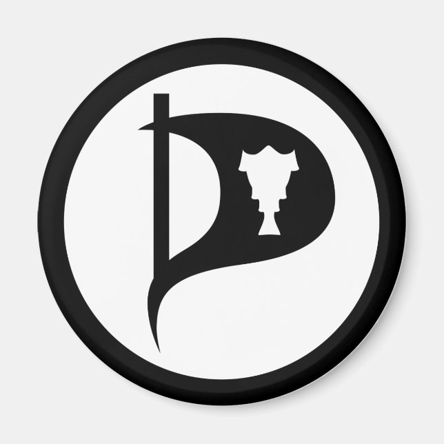 Pilot Party of Iceland Magnet (Front)