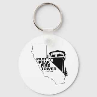 Pilot Peak Fire Tower Look Out Keychain