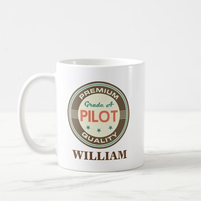 Pilot Personalized Office Mug Gift (Left)