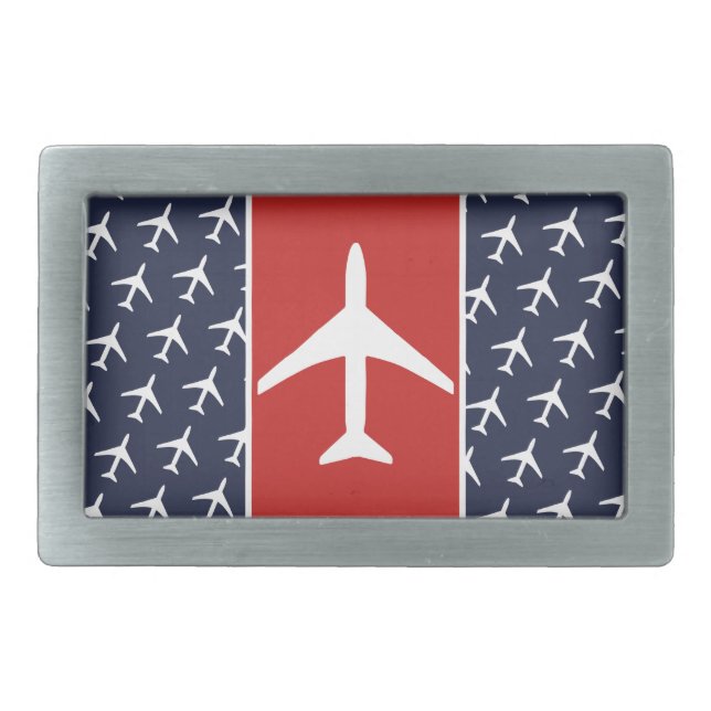 Pilot Plane Aviation Flying Aviator Belt Buckle (Front)