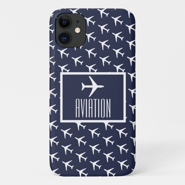 Pilot Plane Aviation Flying iPhone 11 Case (Back)